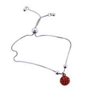 Bracelet Adjustable Crystal Basketball drawstring